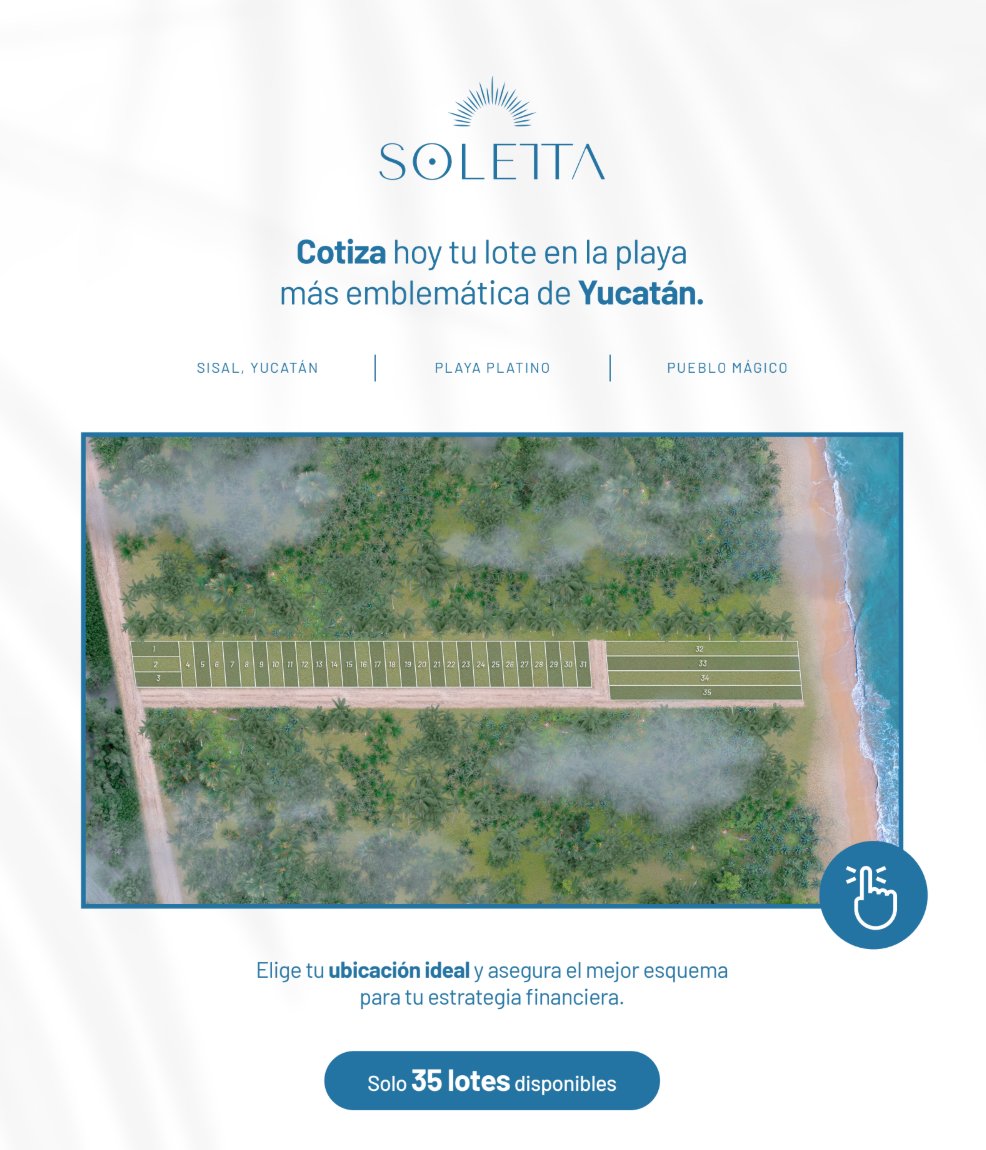 Masterplan Soletta Sisal — disponibilidad de lotes
